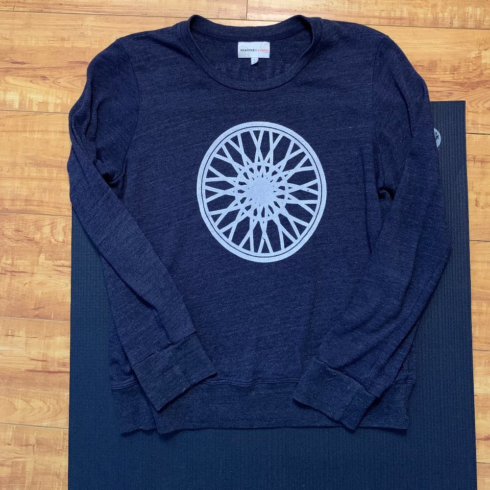 Navy Blue SoulCycle by Sundry Crewneck Sweatshirt